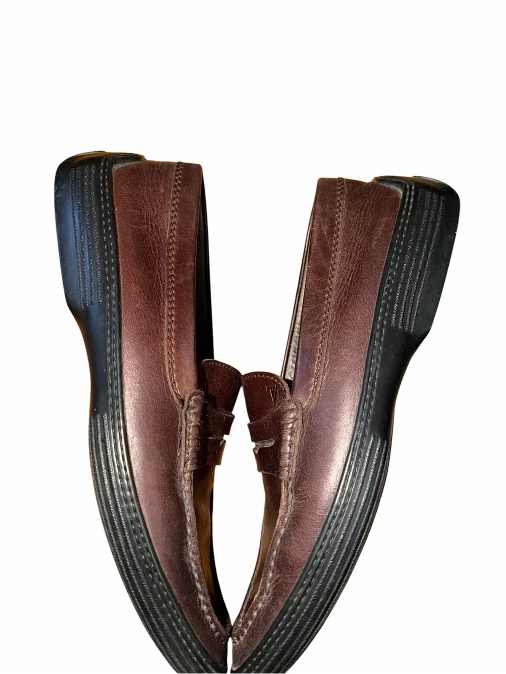 Tod's Men's Brown Leather Penny Loafers Size 8